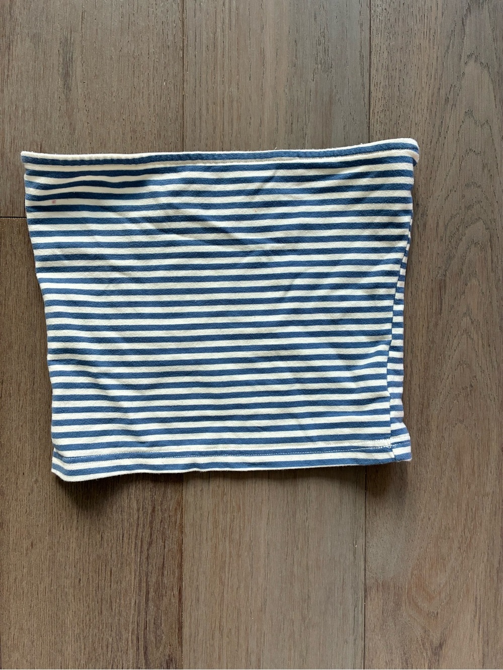 Edikted Blue and White Striped Tube Top